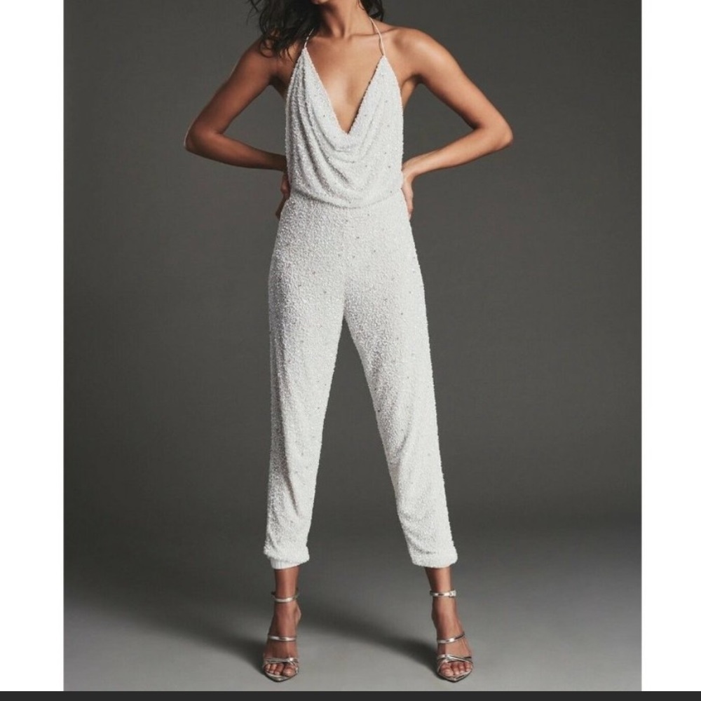 White sequin retrofete jumper, worn two times